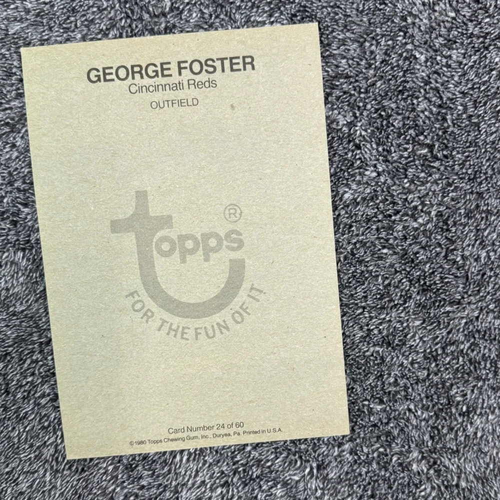 Topps 1980 george